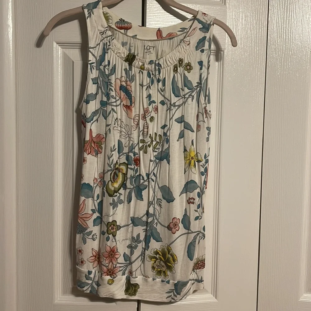 NWOT Loft Outlet sleeveless shirt size XS - Picture 4 of 7